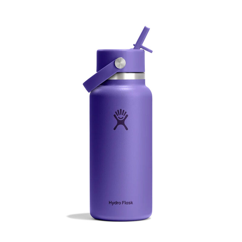Hydro Flask 32oz (946ml) Wide Mouth With Flex Straw Cap Bottle image number 0